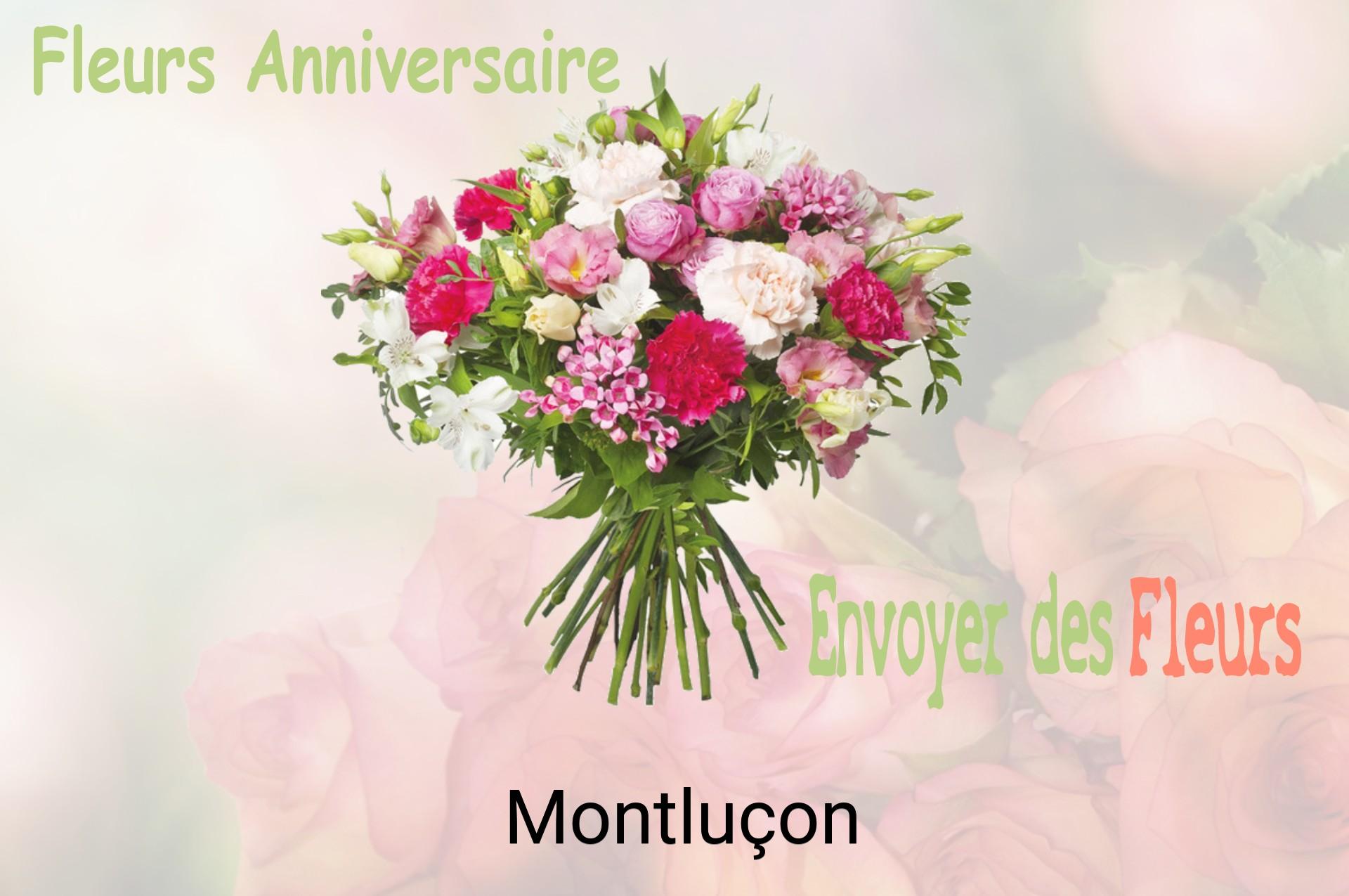 Bouquet de fleurs d’anniversaire livré à Montluçon