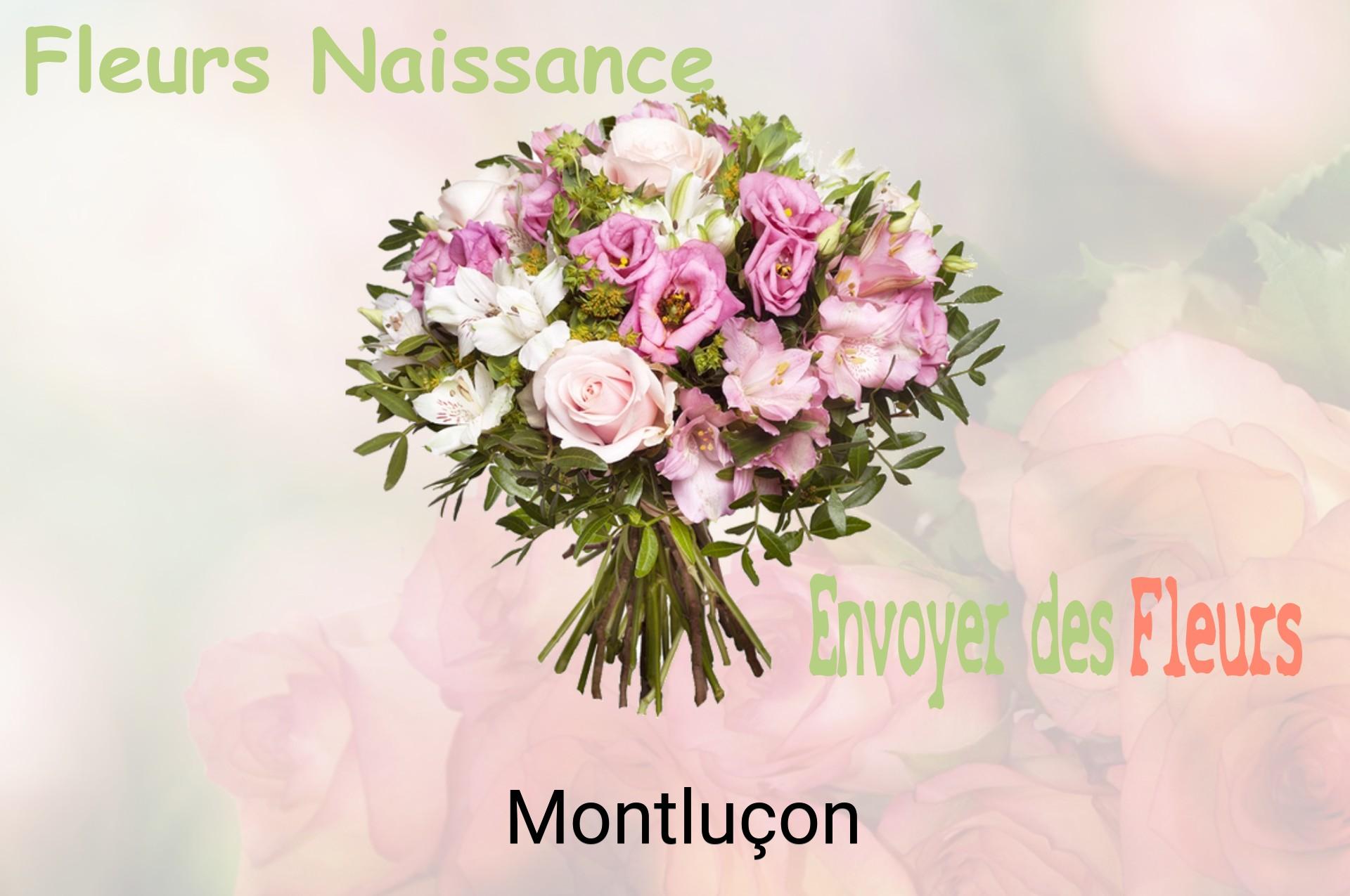Bouquet de fleurs de naissance livré à Montluçon